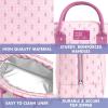 image:imageFit amp Fresh Bloomington Lunch Bag for Women  Insulated Large Lunch Box for Work with Containers LeakResistant StainResistant Zipper Closure Pink Dainty BowsPink Tiny Flowers