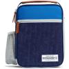 image:imageFit amp Fresh Insulated Lunch Box for Kids Blue Polyester 10 x 825 x 4 with Side Pocket and Front ZipBlue