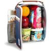 image:imageFit amp Fresh Insulated Lunch Box for Kids Blue Polyester 10 x 825 x 4 with Side Pocket and Front ZipBlue