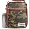 image:imageFit amp Fresh Insulated Lunch Box for Kids Blue Polyester 10 x 825 x 4 with Side Pocket and Front ZipCamo