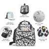 image:imageFit amp Fresh Kate Insulated Lunch Bag with Side Pouch amp Carry Handles Complete Lunch Kit Includes Matching Tumbler 4 Containers amp Ice Pack Colorful LeopardColorful Leopard