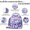 image:imageFit amp Fresh Kate Insulated Lunch Bag with Side Pouch amp Carry Handles Complete Lunch Kit Includes Matching Tumbler 4 Containers amp Ice Pack Colorful LeopardLilac