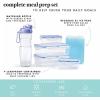 image:imageFit amp Fresh Kate Insulated Lunch Bag with Side Pouch amp Carry Handles Complete Lunch Kit Includes Matching Tumbler 4 Containers amp Ice Pack Colorful LeopardLilac