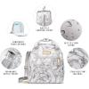 image:imageFit amp Fresh Kate Insulated Lunch Bag with Side Pouch amp Carry Handles Complete Lunch Kit Includes Matching Tumbler 4 Containers amp Ice Pack Colorful LeopardGray
