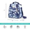 image:imageFit amp Fresh Kate Insulated Lunch Bag with Side Pouch amp Carry Handles Complete Lunch Kit Includes Matching Tumbler 4 Containers amp Ice Pack Colorful LeopardNavy Tie Dye