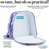 image:imageFit amp Fresh Kate Insulated Lunch Bag with Side Pouch amp Carry Handles Complete Lunch Kit Includes Matching Tumbler 4 Containers amp Ice Pack Colorful LeopardLilac