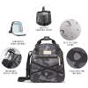 image:imageFit amp Fresh Kate Insulated Lunch Bag with Side Pouch amp Carry Handles Complete Lunch Kit Includes Matching Tumbler 4 Containers amp Ice Pack Colorful LeopardBlack