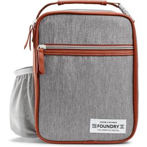 image:imageFit amp Fresh Insulated Lunch Box for Kids Blue Polyester 10 x 825 x 4 with Side Pocket and Front ZipSteel