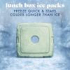 image:imageCool Coolers by Fit amp Fresh Slim Ice Packs Quick Freeze Reusable Ice Packs for Lunch Boxes amp Coolers LongLasting Space Saving Lunch Ice Packs Ivory 4PkSage