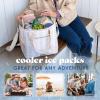 image:imageCool Coolers by Fit amp Fresh Slim Ice Packs Quick Freeze Reusable Ice Packs for Lunch Boxes amp Coolers LongLasting Space Saving Lunch Ice Packs Ivory 4PkMulticolor Neutrals