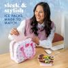 image:imageCool Coolers by Fit amp Fresh Slim Ice Packs Quick Freeze Reusable Ice Packs for Lunch Boxes amp Coolers LongLasting Space Saving Lunch Ice Packs Ivory 4PkLight Pink