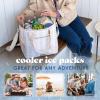 image:imageCool Coolers by Fit amp Fresh Slim Ice Packs Quick Freeze Reusable Ice Packs for Lunch Boxes amp Coolers LongLasting Space Saving Lunch Ice Packs Ivory 4PkTaupe