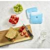 image:imageCool Coolers by Fit amp Fresh Slim Ice Packs Quick Freeze Reusable Ice Packs for Lunch Boxes amp Coolers LongLasting Space Saving Lunch Ice Packs Ivory 4PkClear Blue