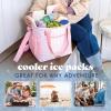 image:imageCool Coolers by Fit amp Fresh Slim Ice Packs Quick Freeze Reusable Ice Packs for Lunch Boxes amp Coolers LongLasting Space Saving Lunch Ice Packs Ivory 4PkIvory