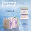 image:imageCool Coolers by Fit amp Fresh Slim Ice Packs Quick Freeze Reusable Ice Packs for Lunch Boxes amp Coolers LongLasting Space Saving Lunch Ice Packs Ivory 4PkMulticolor Neutrals
