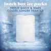 image:imageCool Coolers by Fit amp Fresh XL Slim Ice Packs Quick Freeze Reusable Ice Packs for Lunch Boxes amp Coolers LongLasting Space Saving Cooler Ice Packs Light Pink 4PkMulticolor
