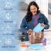 image:imageCool Coolers by Fit amp Fresh XL Slim Ice Packs Quick Freeze Reusable Ice Packs for Lunch Boxes amp Coolers LongLasting Space Saving Cooler Ice Packs Light Pink 4PkClear Blue 4 PK