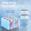 image:imageCool Coolers by Fit amp Fresh XL Slim Ice Packs Quick Freeze Reusable Ice Packs for Lunch Boxes amp Coolers LongLasting Space Saving Cooler Ice Packs Light Pink 4PkClear Blue 4 PK