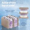 image:imageCool Coolers by Fit amp Fresh XL Slim Ice Packs Quick Freeze Reusable Ice Packs for Lunch Boxes amp Coolers LongLasting Space Saving Cooler Ice Packs Light Pink 4PkTaupe