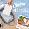 image:imageCool Coolers by Fit amp Fresh XL Slim Ice Packs Quick Freeze Reusable Ice Packs for Lunch Boxes amp Coolers LongLasting Space Saving Cooler Ice Packs Light Pink 4PkIvory