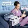 image:imageCool Coolers by Fit amp Fresh XL Slim Ice Packs Quick Freeze Reusable Ice Packs for Lunch Boxes amp Coolers LongLasting Space Saving Cooler Ice Packs Light Pink 4PkMulticolor