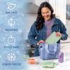 image:imageCool Coolers by Fit amp Fresh XL Slim Ice Packs Quick Freeze Reusable Ice Packs for Lunch Boxes amp Coolers LongLasting Space Saving Cooler Ice Packs Light Pink 4PkSage