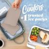 image:imageCool Coolers by Fit amp Fresh XL Slim Ice Packs Quick Freeze Reusable Ice Packs for Lunch Boxes amp Coolers LongLasting Space Saving Cooler Ice Packs Light Pink 4PkTaupe