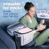 image:imageCool Coolers by Fit amp Fresh XL Slim Ice Packs Quick Freeze Reusable Ice Packs for Lunch Boxes amp Coolers LongLasting Space Saving Cooler Ice Packs Light Pink 4PkLight Pink