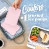 image:imageCool Coolers by Fit amp Fresh XL Slim Ice Packs Quick Freeze Reusable Ice Packs for Lunch Boxes amp Coolers LongLasting Space Saving Cooler Ice Packs Light Pink 4PkLight Pink