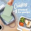 image:imageCool Coolers by Fit amp Fresh XL Slim Ice Packs Quick Freeze Reusable Ice Packs for Lunch Boxes amp Coolers LongLasting Space Saving Cooler Ice Packs Light Pink 4PkSage