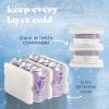 image:imageCool Coolers by Fit amp Fresh XL Slim Ice Packs Quick Freeze Reusable Ice Packs for Lunch Boxes amp Coolers LongLasting Space Saving Cooler Ice Packs Light Pink 4PkIvory
