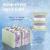 image:imageCool Coolers by Fit amp Fresh XL Slim Ice Packs Quick Freeze Reusable Ice Packs for Lunch Boxes amp Coolers LongLasting Space Saving Cooler Ice Packs Light Pink 4PkSage