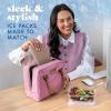 image:imageCool Coolers by Fit amp Fresh XL Slim Ice Packs Quick Freeze Reusable Ice Packs for Lunch Boxes amp Coolers LongLasting Space Saving Cooler Ice Packs Light Pink 4PkMulticolor