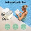 image:imageFit amp Fresh Sidekick Insulated Cooler Bag  Dual Compartment Leakproof Soft Sided Lunch Cooler Small Cooler Bag with Crossbody Strap 15 Can Capacity for Work Beach amp Travel Pina Colada CabanaPina Colada Cabana