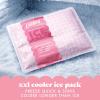 image:imageCool Coolers by Fit amp Fresh Reusable Ice Packs for Coolers  Large LongLasting Freezer Packs Puncture Resistant BPAFree Gel Ice Packs for Coolers Lunch Boxes Camping amp Picnic 2PK Pink GinghamPink Gingham