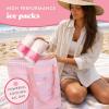 image:imageCool Coolers by Fit amp Fresh Reusable Ice Packs for Coolers  Large LongLasting Freezer Packs Puncture Resistant BPAFree Gel Ice Packs for Coolers Lunch Boxes Camping amp Picnic 2PK Pink GinghamPink Gingham