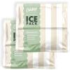 image:imageCool Coolers by Fit amp Fresh Reusable Ice Packs for Coolers  Large LongLasting Freezer Packs Puncture Resistant BPAFree Gel Ice Packs for Coolers Lunch Boxes Camping amp Picnic 2PK Pink GinghamPina Colada Stripe