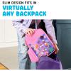 image:imageFit amp Fresh Lunch Box For Kids Boys amp Girls School Camp Insulated Bag With Shoe Charm Slots For Personalization Holographic PinkHolographic Pink
