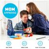 image:imageFit amp Fresh Lunch Box For Kids Boys amp Girls School Camp Insulated Bag With Shoe Charm Slots For Personalization Holographic PinkNavy Blue