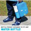 image:imageFit amp Fresh Lunch Box For Kids Boys amp Girls School Camp Insulated Bag With Shoe Charm Slots For Personalization Holographic PinkOcean Blue