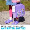 image:imageFit amp Fresh Lunch Box For Kids Boys amp Girls School Camp Insulated Bag With Shoe Charm Slots For Personalization Holographic PinkPurple