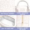 image:imageFit amp Fresh Bloomington Lunch Bag for Women  Insulated Large Lunch Box for Work with Containers LeakResistant StainResistant Zipper Closure Thick Stripe SageFeline Fine Ivory