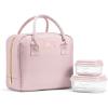 image:imageFit amp Fresh Bloomington Lunch Bag for Women  Insulated Large Lunch Box for Work with Containers LeakResistant StainResistant Zipper Closure Black Feline FineMauve
