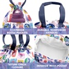 image:imageFit amp Fresh Cromwell Drawstring Lunch Bag for Women Complete Lunch Set with 2 Containers StainResistant LeakResistant Teacher Lunchbox Pink Dainty FlowersAssorted Sardine Cans