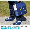 image:imageFit amp Fresh Customizable Charm Lunch Bag for Boys amp Girls Soccer Kids Lunch Box with 6 Sports Charms Premium Insulated Reusable Lunch Tote for SchoolNavy Blue