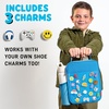 image:imageFit amp Fresh Customizable Charm Lunch Bag for Boys amp Girls Soccer Kids Lunch Box with 6 Sports Charms Premium Insulated Reusable Lunch Tote for SchoolOcean Blue