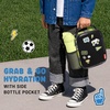 image:imageFit amp Fresh x Pipsticks Insulated Kids Lunch Bag with Stickers  Customizable Lunch Box for SchoolBlack
