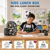 image:imageFit amp Fresh x Pipsticks Insulated Kids Lunch Bag with Stickers  Customizable Lunch Box for SchoolBlack