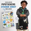 image:imageFit amp Fresh x Pipsticks Insulated Kids Lunch Bag with Stickers  Customizable Lunch Box for SchoolBlack