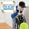 image:imageFit amp Fresh x Pipsticks Insulated Kids Lunch Bag with Stickers  Customizable Lunch Box for SchoolBlack
